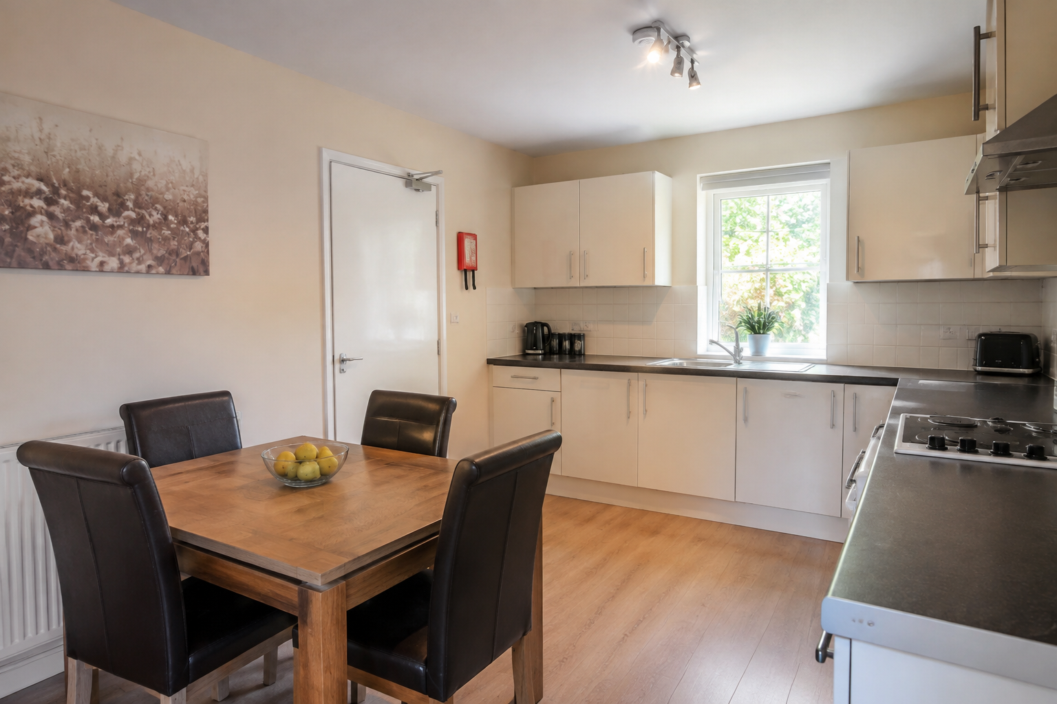 Illustrative photo — shared kitchen